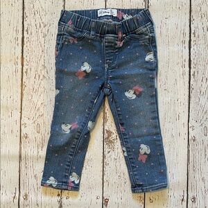 Baby GAP Blue Denim Kids Bottoms with Minnie Mouse